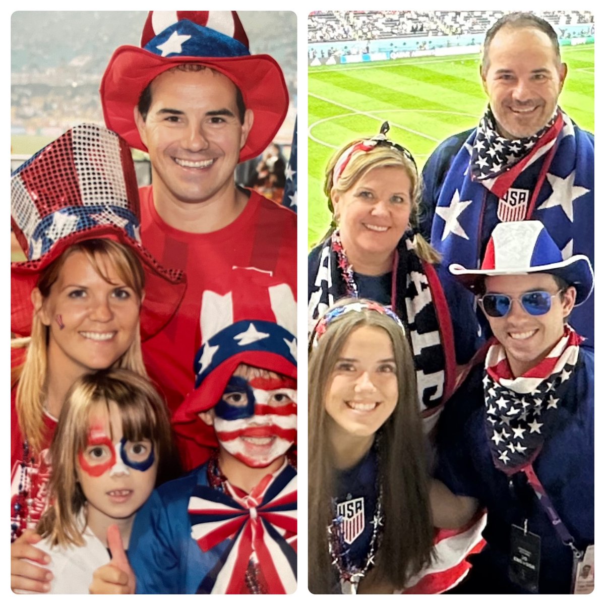 How it started. How it’s going. 
USA v England World Cup
2010>>2022
Let’s Go USA!! 🇺🇸🇺🇸🇺🇸⚽️⚽️⚽️
#USMNT #USAvENG #FIFAWorldCup