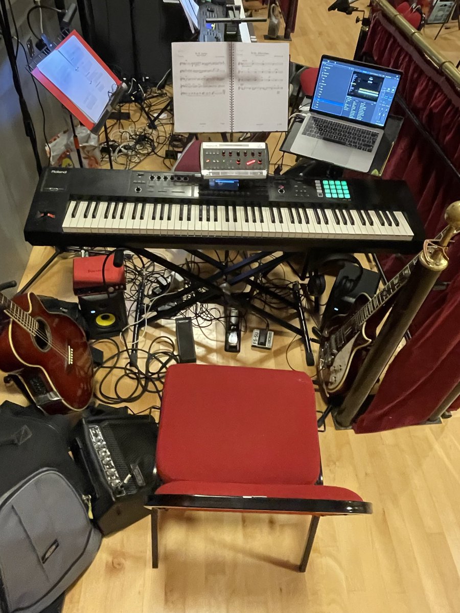 Bit different for this week on Nativity. Giving the guitars a bit of a workout