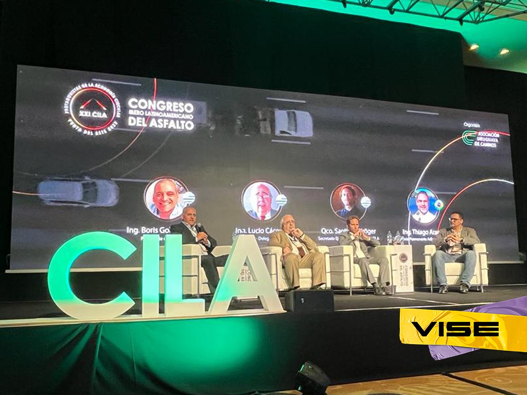 Se llevó a cabo la clausura de <a href="/CilaXxi/">CILA XXI</a> y en VISE estamos contentos de haber participado en el evento más importante del mundo del asfalto. Nos vemos en la siguiente edición. 

vise.com.mx
#TodoesPosible #asfalto #CILA #congreso #autopista #VISE #XXICILA #Uruguay