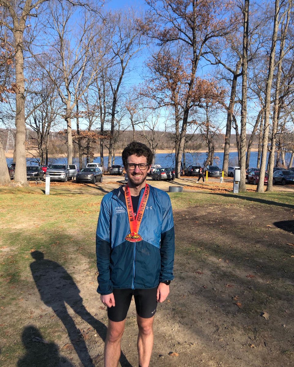 PurePeninsula's tweet photo. @jgirb13, Lord of the Milford Trails, finished 4th overall in today’s @TriviumRacing Black Toenail Friday Half Marathon.  He ran 1:29:19, just slower than he ran 7 months ago on the roads. https://t.co/1AXtEvzPRS
