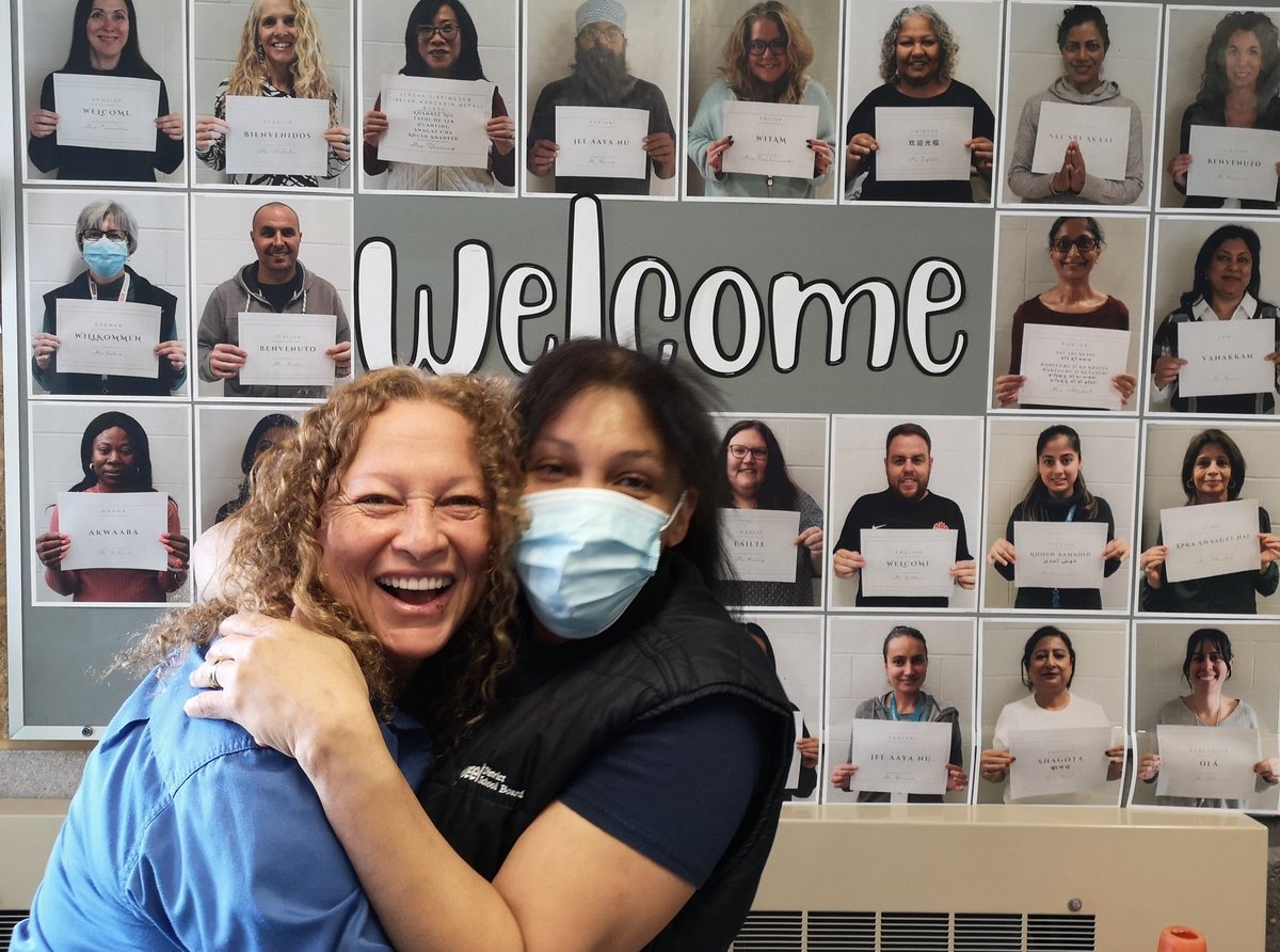 tweeta_bains's tweet photo. Celebrating Custodial and Maintenance Workers' Appreciation Day with these lovely ladies. Thank you, Maria, Jackie, Daniel and Ana. Your team keeps our space safe and clean everyday.  A pleasure working with you. @CUPE2544 @damanbouchard1 @PeelSchools @stanleymillsps https://t.co/09zBHPciHS