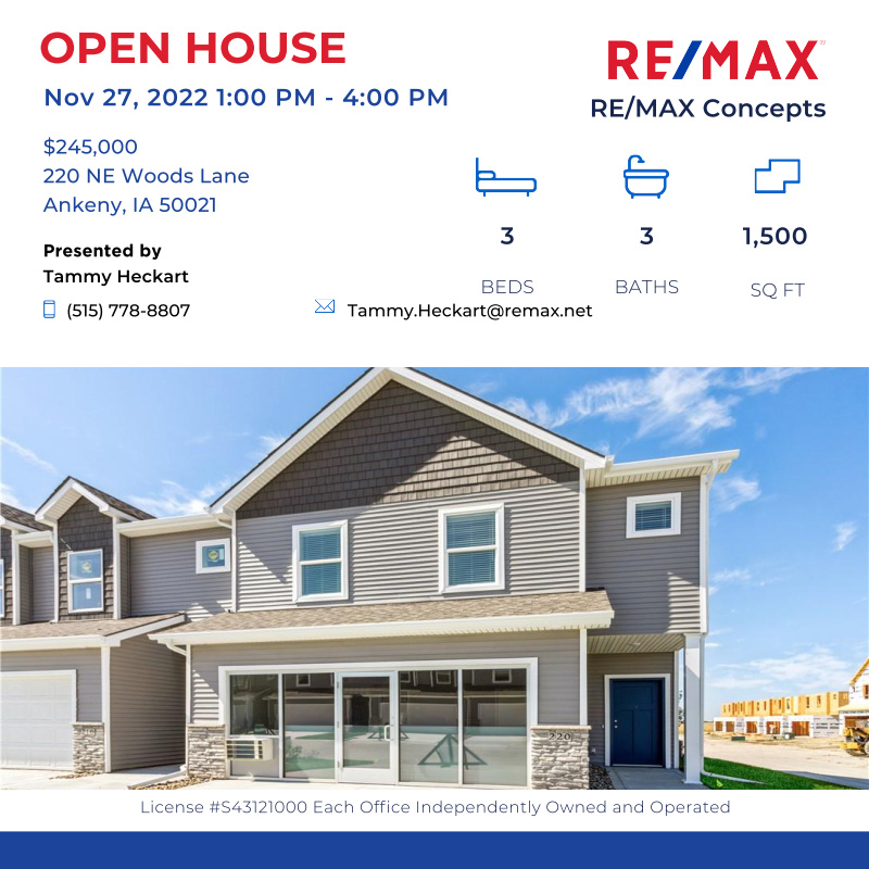 hometeamiowa's tweet photo. What if you could buy this townhome for less than rent? This townhome checks all of the boxes. Look no further, the Greenland Homes townhome...

Click here for details:
https://t.co/pk9aQeTUj0 https://t.co/rASYaHTYr2