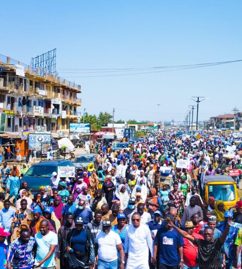 Kwara_APC's tweet photo. Kwara Central Senatorial district APC mini rally for Governor AbdulRahman AbdulRazaq's re-election bid.
#MaSeLo
#miniRally https://t.co/JneOP7b7N5
