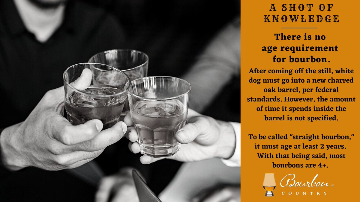 justaddbourbon's tweet photo. While there's no age requirement for bourbon, we prefer ours to fall in that sweet spot range of 6-12 years.
.
.
#themoreyouknow #shotofknowledge #TGIF #bourbonsweetspot #bourbonage #bourboncountry #justaddbourbon #bourbon #kybourbon https://t.co/Jq3f3p0uVP