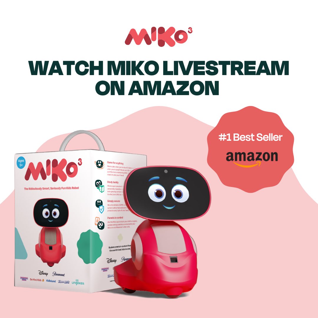 Miko 3 : The Ridiculously Smart Seriously Fun Kids Robot