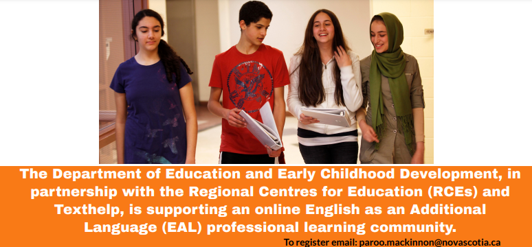 EAL related webinars will be starting in January 2023...click to find out the different sessions being offered! <a href="/HRCE_NS/">Halifax Regional Centre for Education</a> <a href="/nseducation/">NS Education and Early Childhood Development</a> 
sites.google.com/gnspes.ca/hrce…