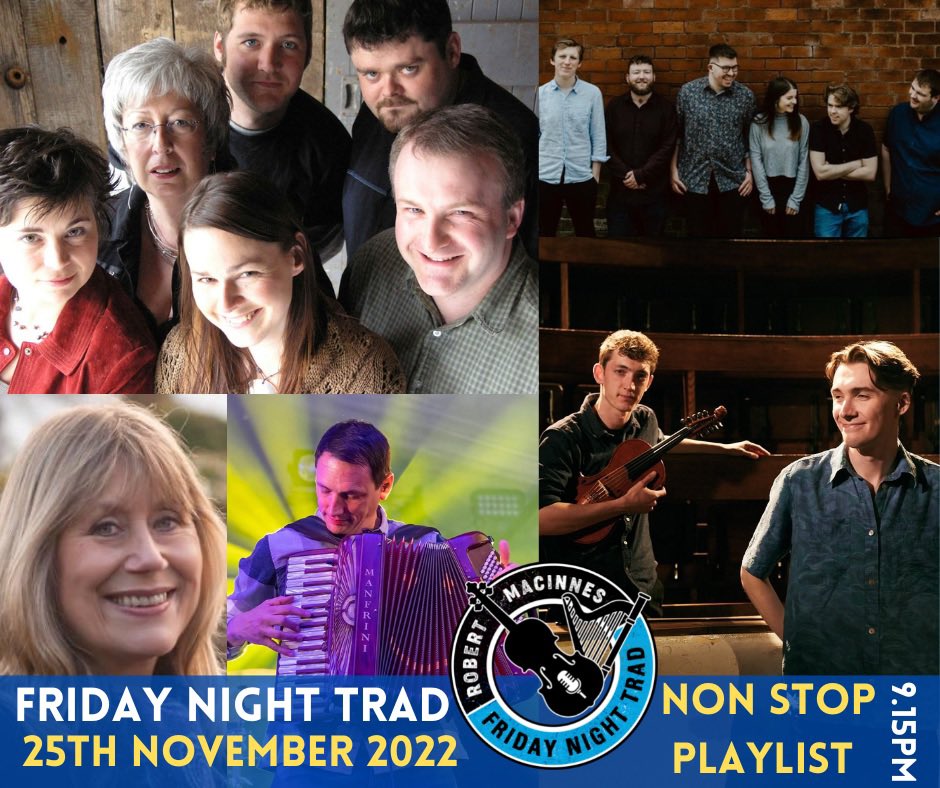 3/3 Non-stop Trad playlist with music from👇

#Cliar | @TRIPceol | #CharlieGrey & #JosephPeach | @GaryInnes | #AnneLorneGillies | & more! 

📻 @radio_skye