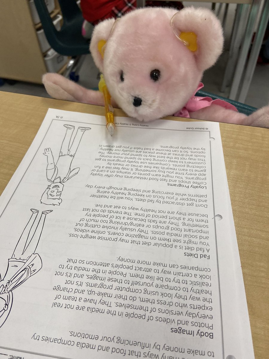 Comfy day at <a href="/Davenport_PS/">Davenport Public School</a> ! Even the stuffies are learning in Grade 5!