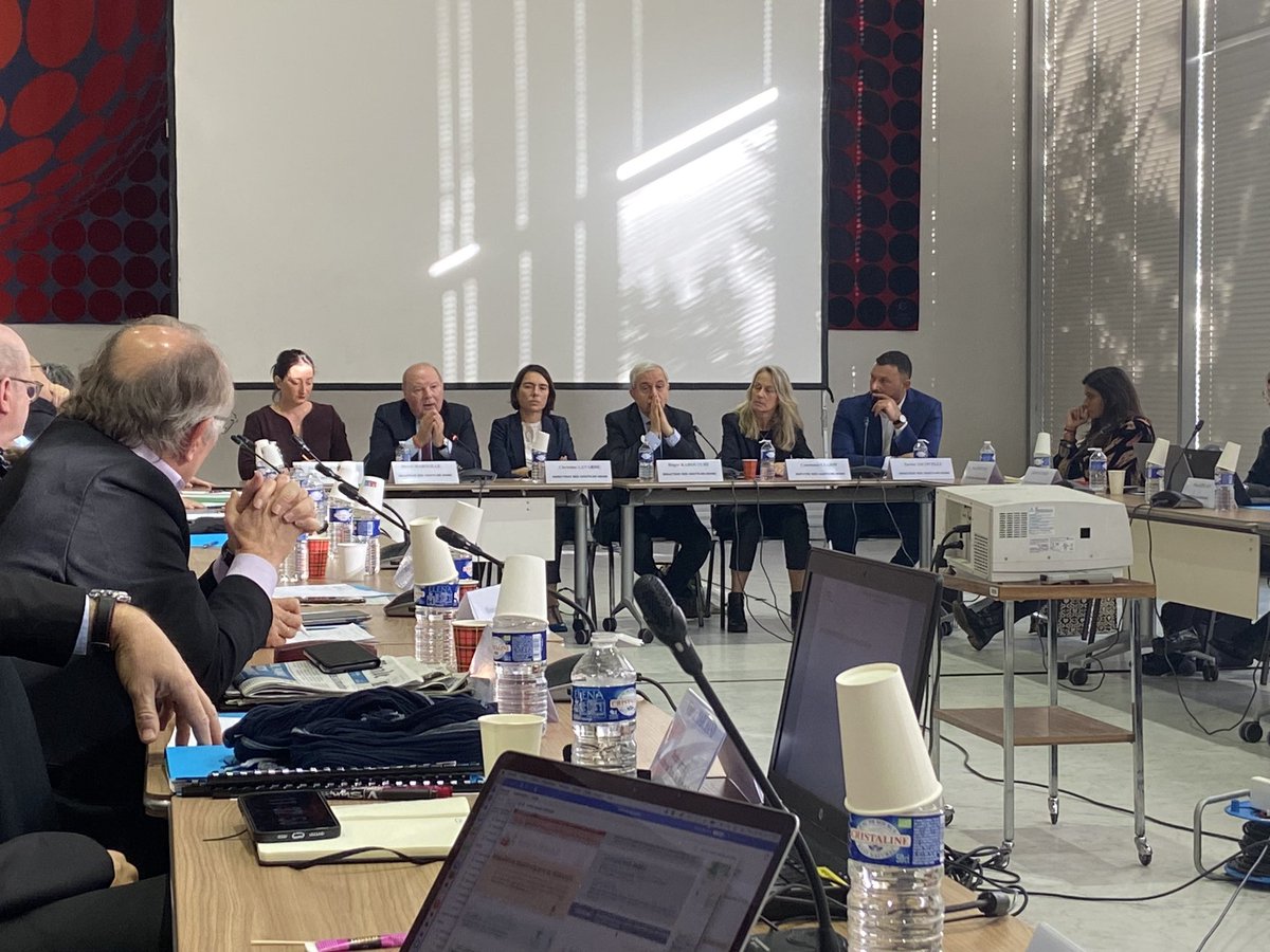 AzzazNadege's tweet photo. Avec mes collègues Maires des #HautsdeSeine, nous avons auditionné les parlementaires 92 en présence du @Prefet92 pour échanger sur les finances publiques locales. Merci @jakossowski et @bgauducheau pour cette initiative. Il faut maintenir nos services publics! #Amd92 https://t.co/ptZNUvrmiy