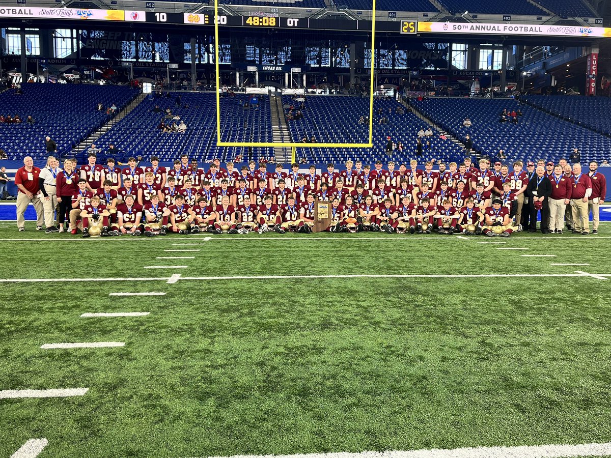 IHSAA (@ihsaa1) on Twitter photo Congratulations to the Evansville Mater Dei Wildcats, the 2022 Class 2A Football State Champions! This is their second Football state title in school history 🏈🏆
#IHSAA <a href="/MaterDeisports/">Mater Dei Athletics</a> Congratulations to the Evansville Mater Dei Wildcats, the 2022 Class 2A Football State Champions! This is their second Football state title in school history 🏈🏆
#IHSAA <a href="/MaterDeisports/">Mater Dei Athletics</a>
