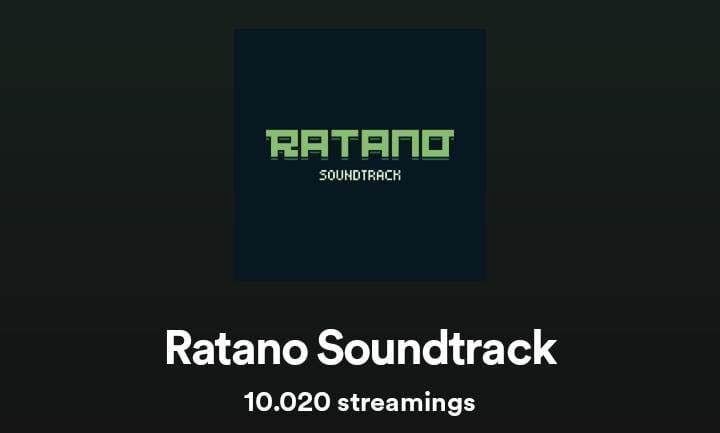 midefalls's tweet photo. The official Ratano Soundtrack hit 10.000 streamings on Spotify! Thank you all!
#indie #gamedev #soundtrack #ratano https://t.co/SXmiTWKIgk