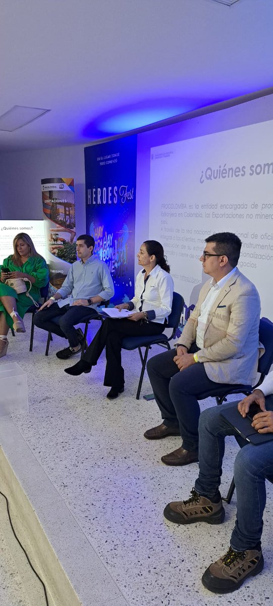 Normaerodriguez's tweet photo. Hoy en #HeroesFest @PROCOLOMBIACO invitó a empresas de la region mostrando los casos de empresas como #LinaLemus #ArteFerro #Weppy #Delben ejemplo de emprendimiento y constancia para alcanzar mercados internacionales. En Norte de Santander hay con qué! https://t.co/BoBAKQD8om