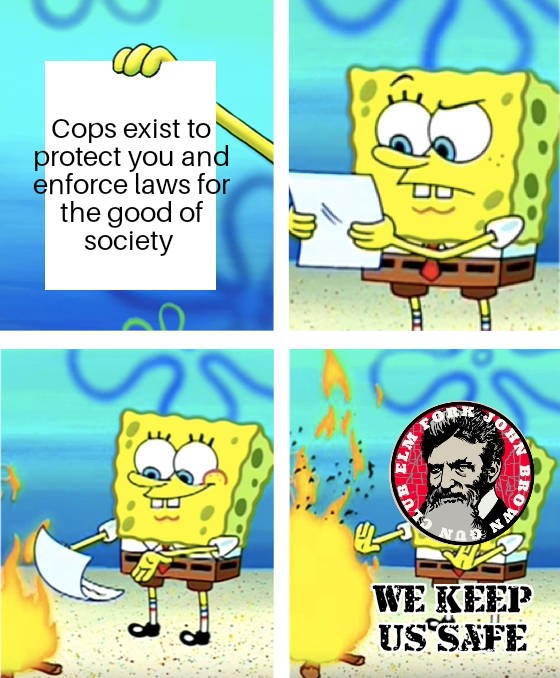 SpongeBob knows who keeps us safe, do you?