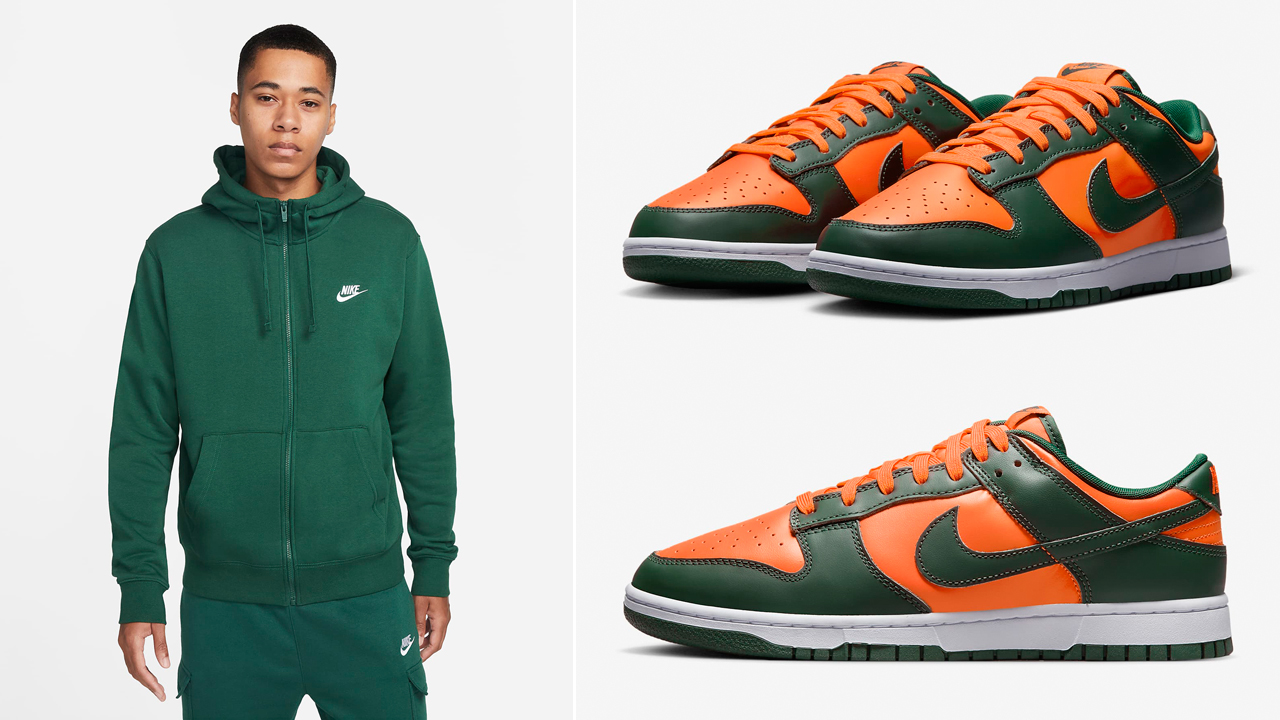 Nike Dunk Low Miami Hurricanes