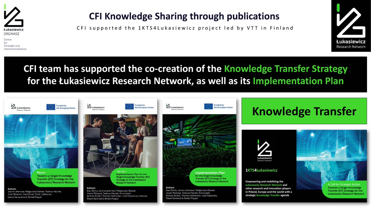 Happy Birthday to #CFI @CFI_Lukasiewicz of @ORGMASZ in @Lukasiewicz_pl - the 3rd largest research organisation in #Europe.🇵🇱🇪🇺 Special thanks to @pdardzinski @grzesiek_mal, our 7000+ #Łukasiewicz colleagues & all 170+ partners supporting us in 30+ countries around the world.💚🌎