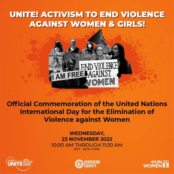 WomenCameroon's tweet photo. #16daysofactivism2022 
Unite! Activism To End Violence Against Women And Girls! 25th of November to 10th of December ( International human rights day ) https://t.co/1cECO3CRQf