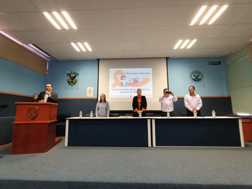 FCEAT_UAS's tweet photo. Conferencia: Violencia contra la mujer en México. Impartida por  la Lic. Erika Velázquez Armenta (Juez del Juzgado Mixto) , en conmemoración del Día Internacional de la Eliminación de la Violencia contra la Mujer (Género). 
#UASsinViolencias
#UasVioleta
#25NUas https://t.co/3YvmNvkI3c