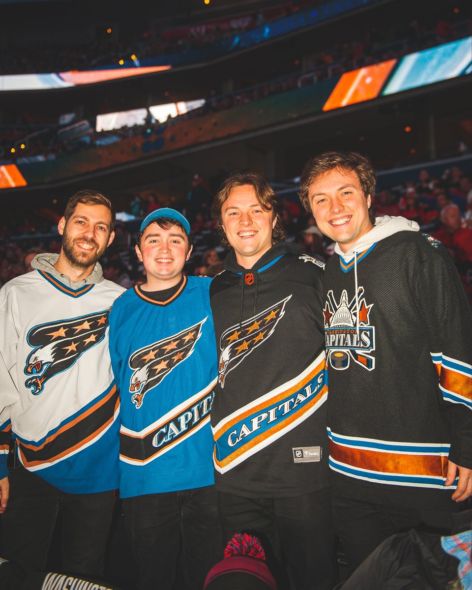 Capitals's tweet photo. 🗣 the reverse retro bros are in the building! https://t.co/lpuYKnAtQv