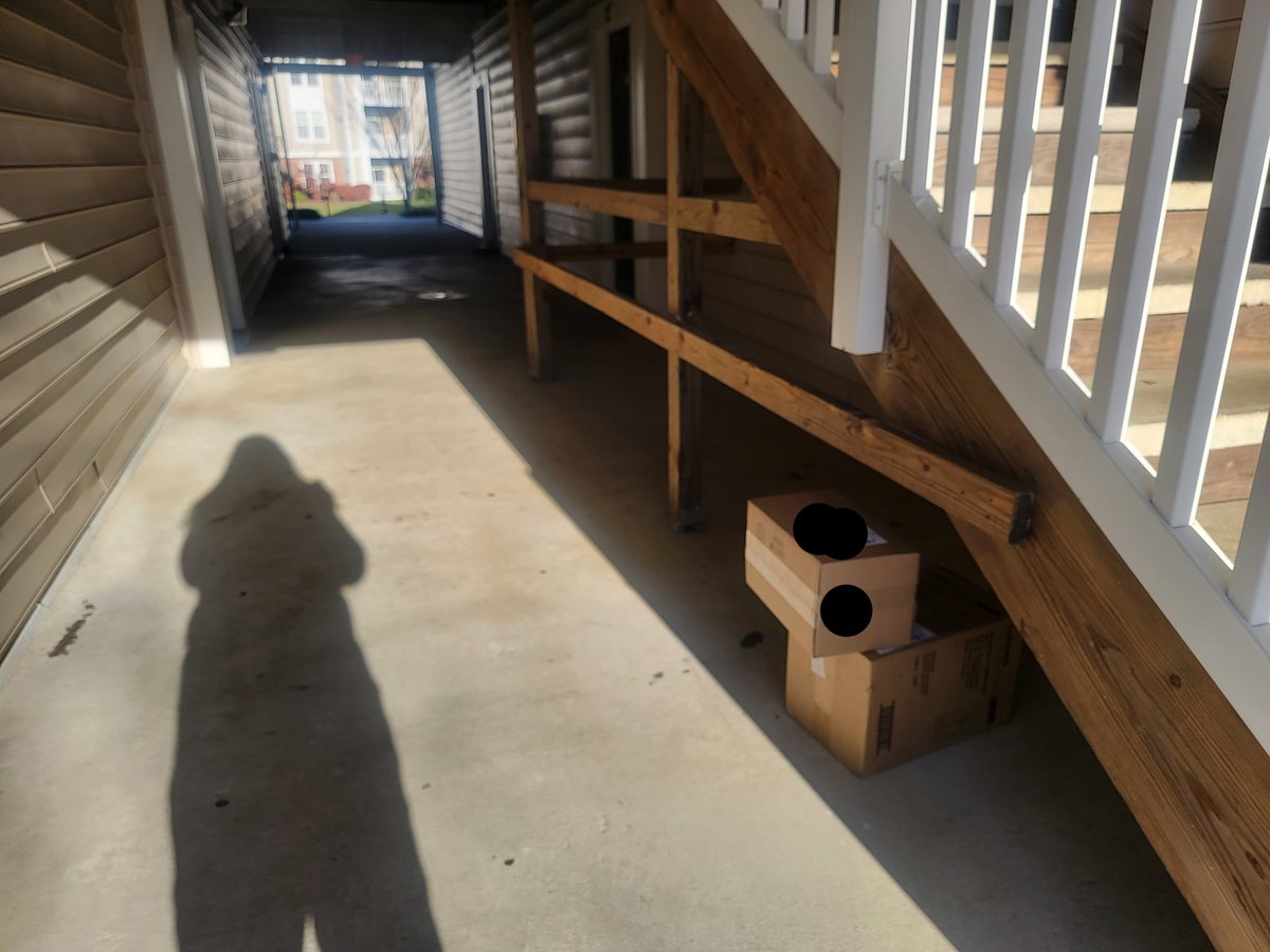 IwasIamIwillbMe's tweet photo. Hey @FedEx I'm getting really tired of guessing where my packages are being delivered to.  Since I know my address isn't  under the stairs and it's the wrong half of the building I don't know how this can be counted as delivered. https://t.co/lqGOwl6K53