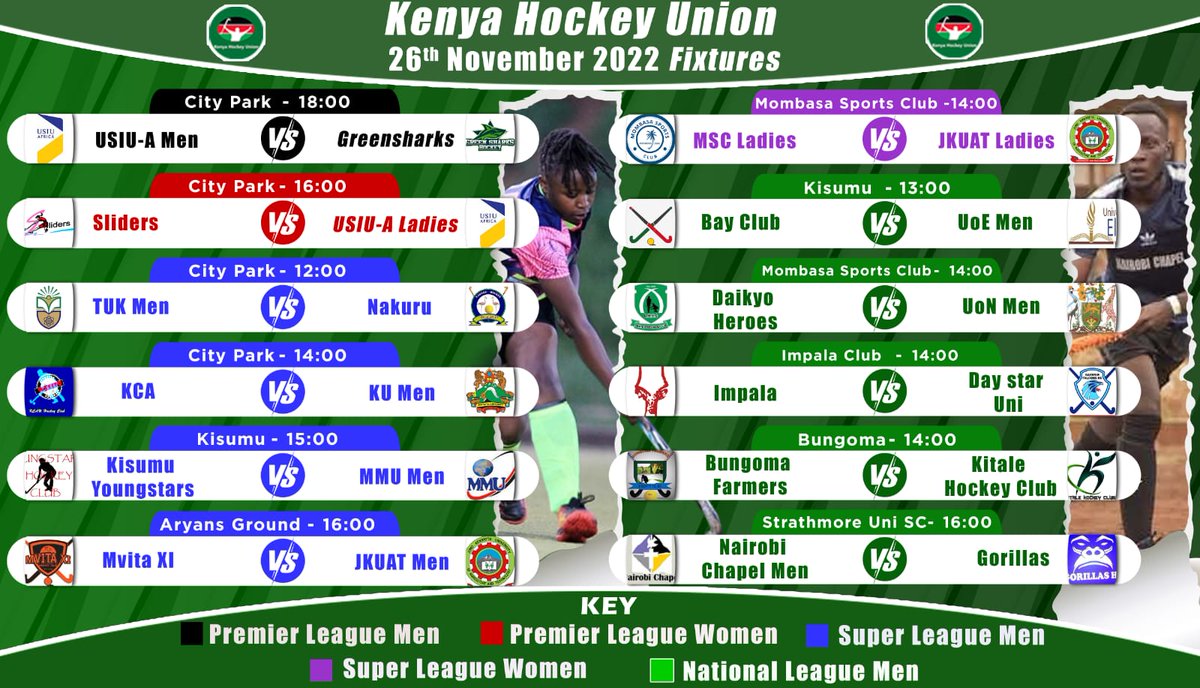 November is finally coming to an end, here are the fixtures for Saturday 26th November 2022. Wishing you an amazing weekend. 
m.facebook.com/story.php?stor…