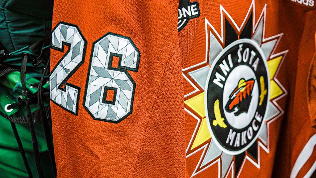 Minnesota Wild on X: As part of the #mnwild Black History Celebration game  tonight, players will be wearing these warmup jerseys. More information »   #mnwild