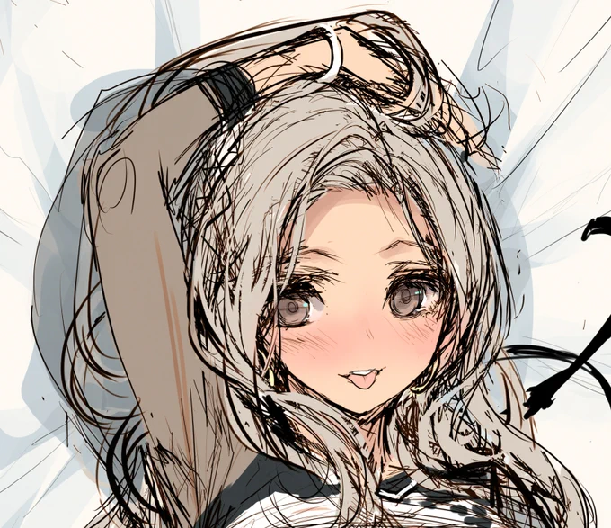 抱き枕有識者のお方ーーーー!ご意見ください!!絵的には舌出してる方が好きなんだけれど、枕カバーとしては口はあまり大きくない方が良いというのは聞き及んでいるので結構小さめに描いたつもりではあるんですけど、それでもなお舌出さない方がいいかどうかという所で悩んでいます…… 