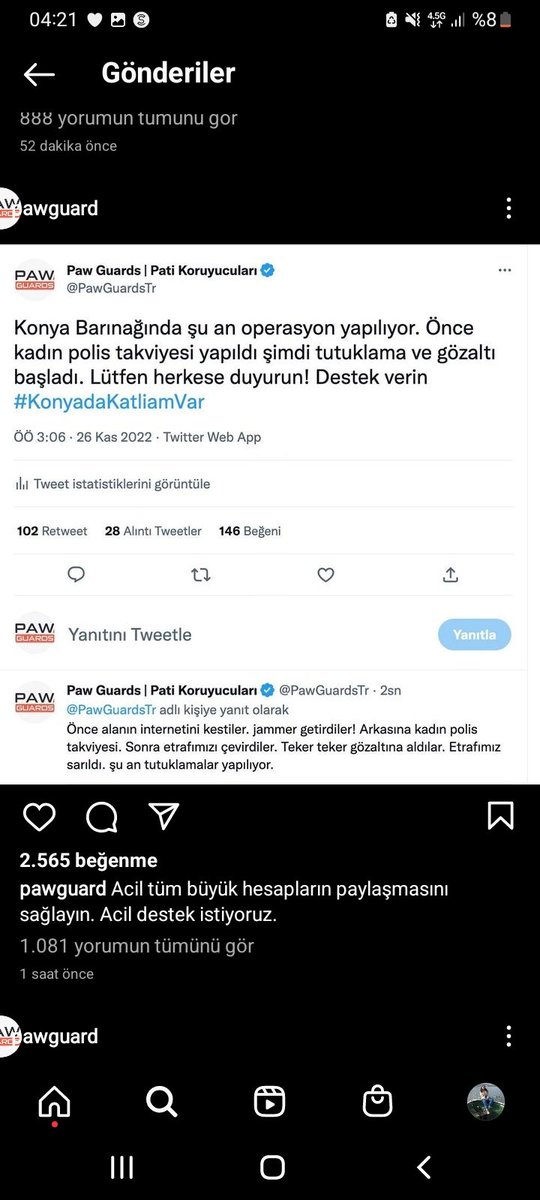 busra_k3's tweet photo. #Konyadakatliamvar #konyadakatliam #konyabarınak #konyabuyuksehirbelediyesi #SokakHayvanlarıSahipsizDeğil 
#oymoyyok
#ALLAHBELANIZIVERSIN https://t.co/Aw7sFrtBNN