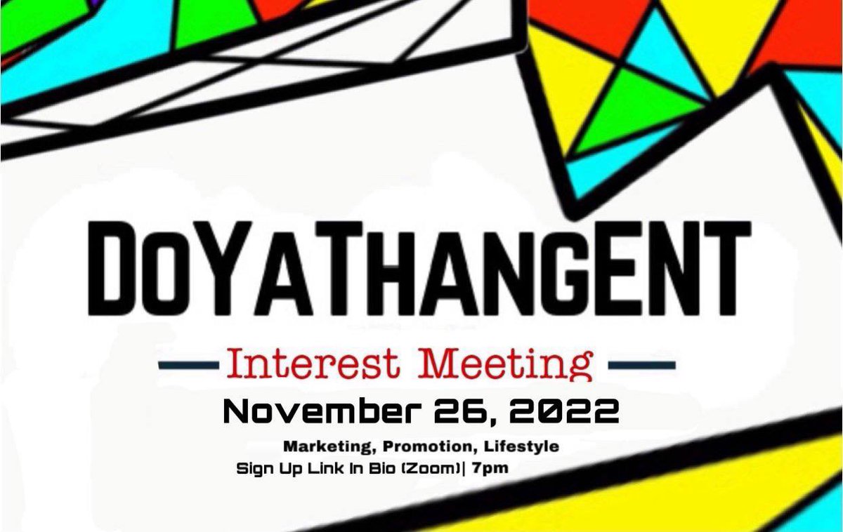 ‼️Link closes at 3pm tomorrow‼️

🚨⚡️DYT 2022 Interest Meeting⚡️🚨

Everyone’s invited to learn more! 🧠🧐

Virtual Interest Meeting 👀

See yall Saturday 🎬🫡⚡️

Join the family🫶🏽⚡️

#Bamastate #myasu #myaum #skegee #Troyu #skegee

———
Sign Up Now‼️👇🏾⚡️

forms.gle/tgrfhSWPEMHSSu…
