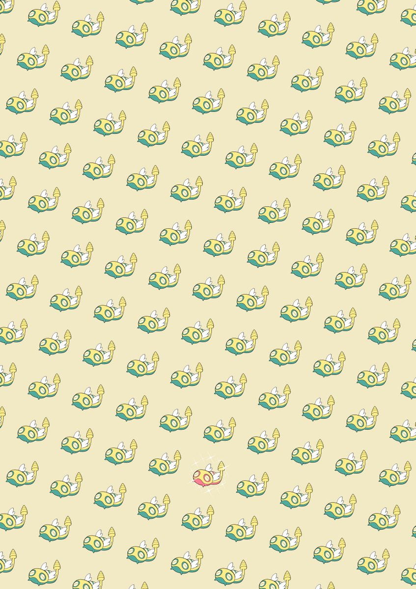 pokemon (creature) too many no humans yellow theme closed eyes shiny pokemon alternate color  illustration images