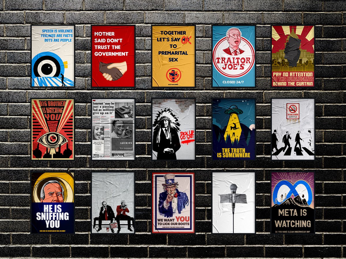 JoeyPizzal's tweet photo. 💬#Thoughtcrime Collection
🏆 Each Piece is a 1 of 1 #NFT #nftart #NFTDrop 
💰0.17 ETH each
🤡@joeypizzal
View them all here: https://t.co/gV1NKiNMn8 https://t.co/hBi62krciW