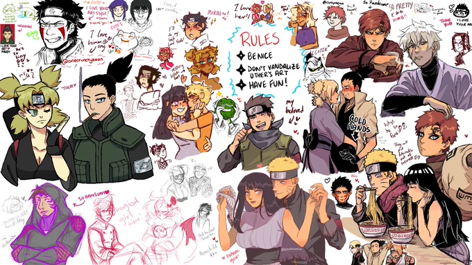 ANOTHER GREAT NARUTO DOODLE SHESHThanks to everyone who joined!!! 