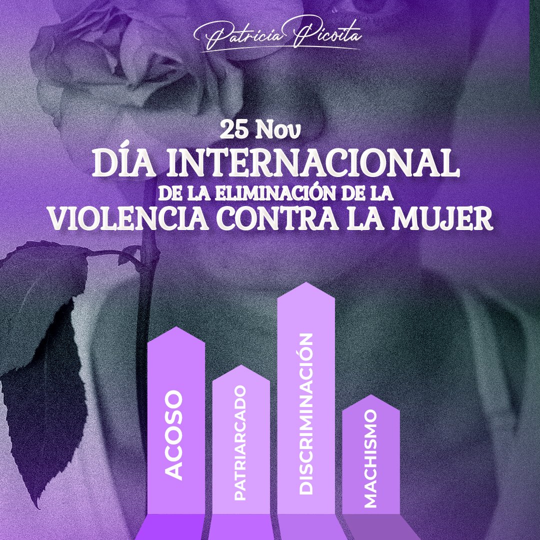 Violencia física 
Violencia sexual 
Violencia psicológica
Violencia política

Contra todos los tipos de violencia
Por las vidas libres de todas las mujeres 
🗣️ Hoy y todos los días alzamos la voz 
🤚 Basta de violencia 

#25Nov
#MenosViolenciaMásConvivencia