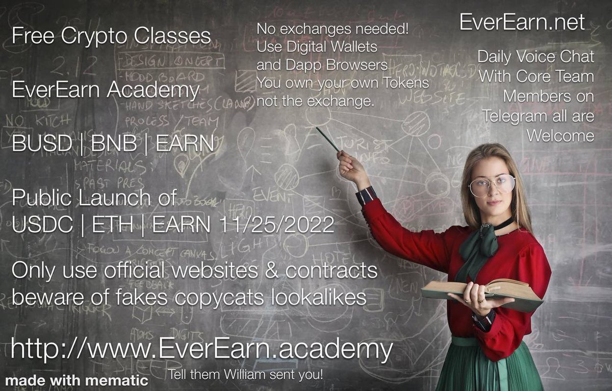 Crypto12bill's tweet photo. #EverEarn 100% transparent 100% of team is doxxed 100% ethical genuine, team, and community! #BUSD #USDC #passive_income @ARKInvest  #MIT #Berkeley #University #Oxford #ForbesWomen @CathieDWood https://t.co/FBQm09c32D