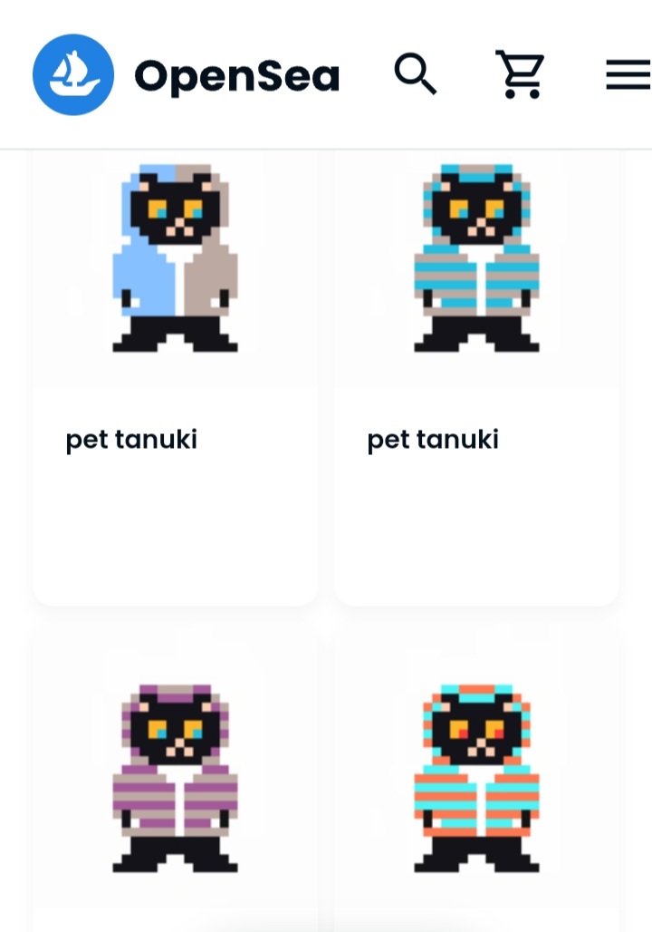 13Crazybullet's tweet photo. Pet tanuki nft
Crazybullet13presentation
product
#opensea
#openseanft
#metaverse
#cryptoproject #crypto
#クリプト　#メタバース
#nftアート　#クリプトアート集
#nftcollection　#nftコレクション
#コレクション集
#デジタルアート
#DigitalArtist
#digitalcollectibles
#metamask https://t.co/khU4ZE5ysv