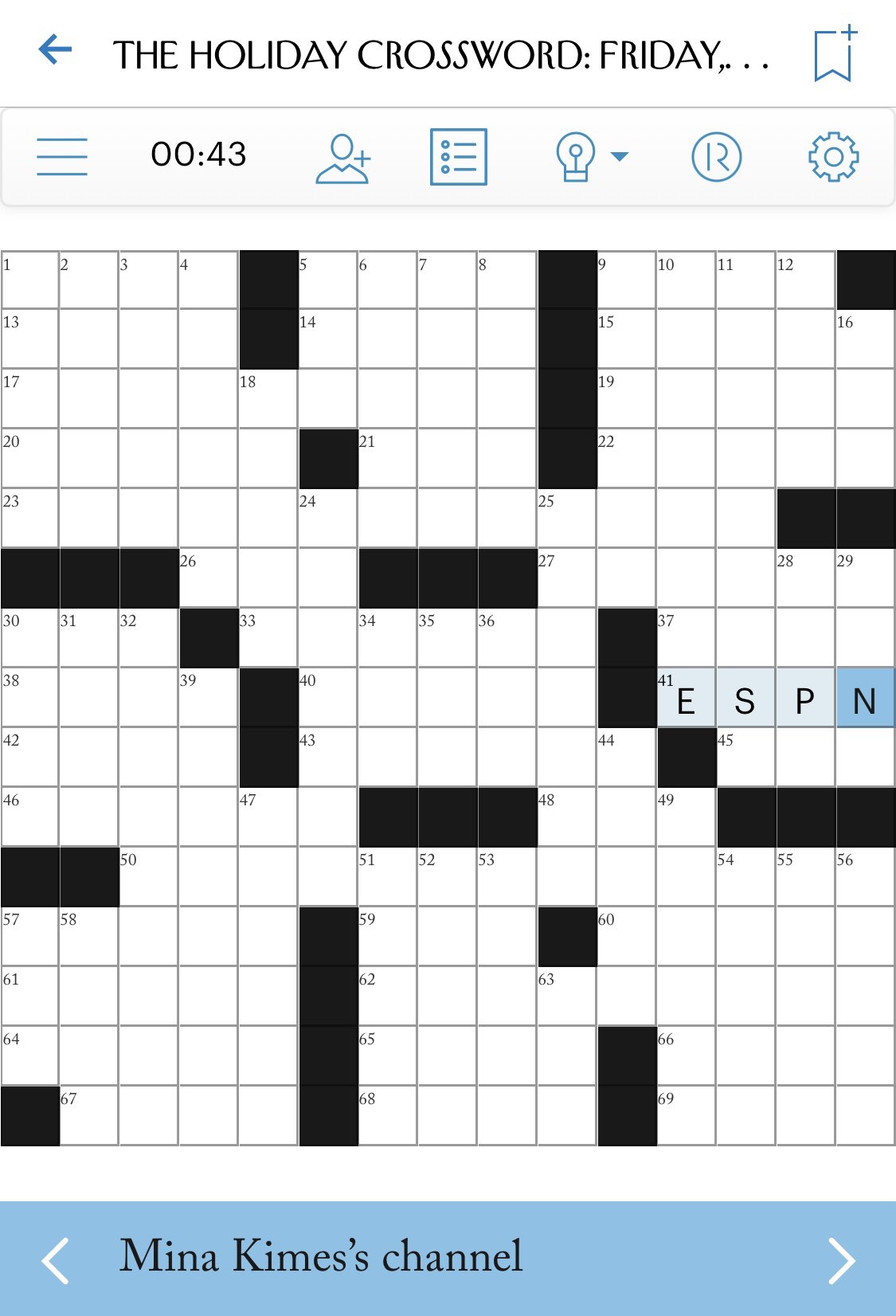 Mina Kimes on Twitter "might have to start cheating on the Times