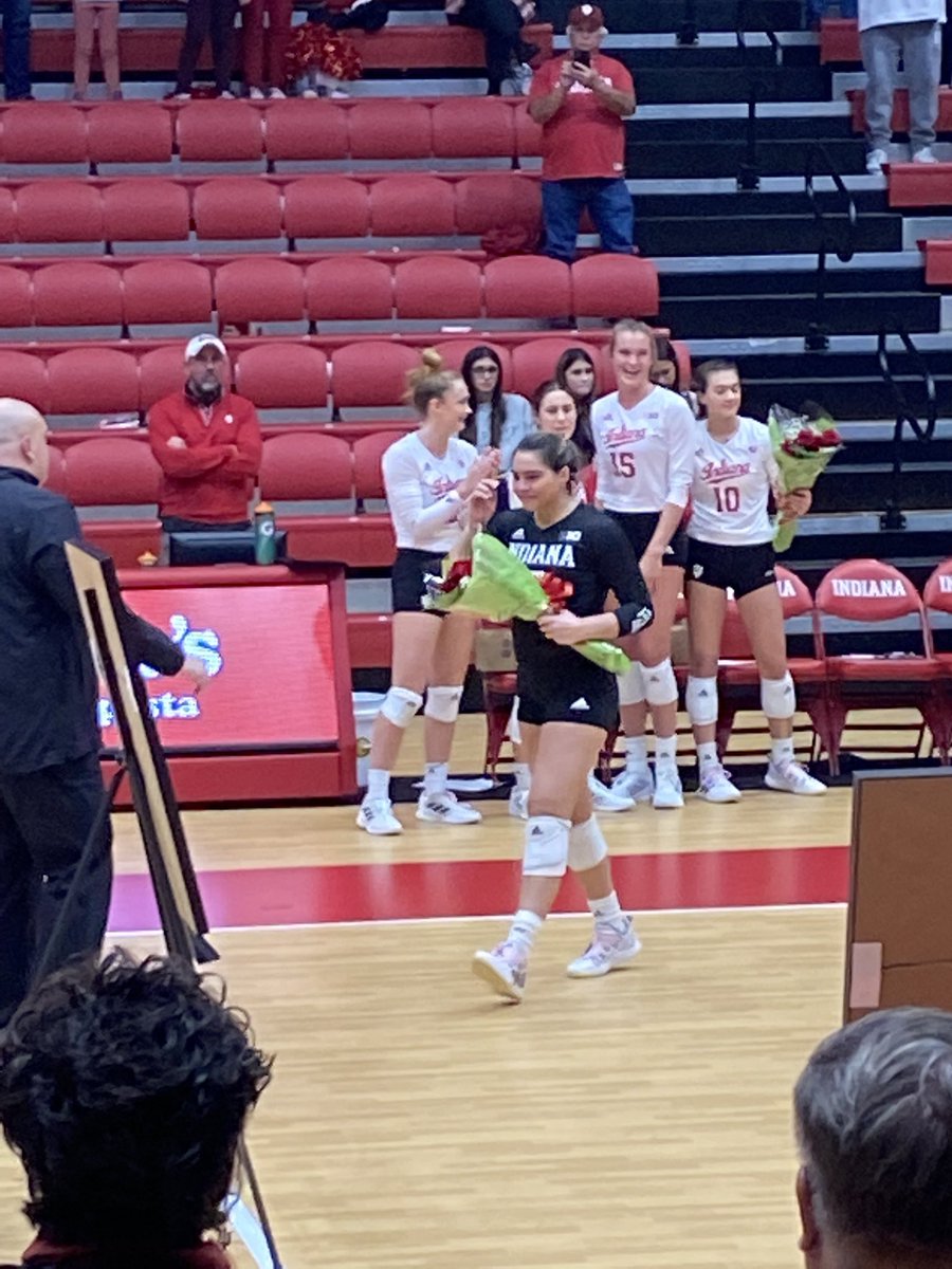 Through all the years, this one hits different. Thank you <a href="/paulacerame/">paula cerame</a> <a href="/ashleyyy_zu/">ashley zulauf</a> <a href="/Haleyaugust01/">Haley Armstrong</a> <a href="/EmilyFitzner/">Emily Fitzner</a> for your heart, hustle, and leadership on and off the court. #seniornight #culturecreators #willbemissed #indianavolleyball