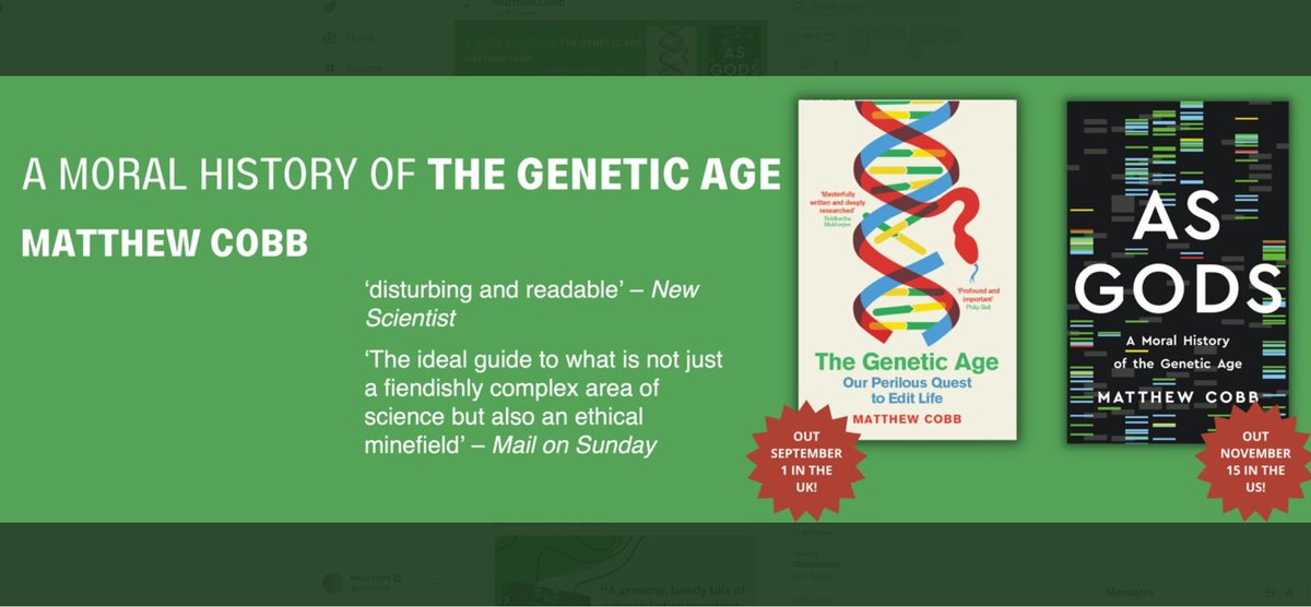 Talking Biotech Podcast 372

An amazing conversation with Prof Matthew Cobb about his new book, "As Gods - A Moral History of the Genetic Age".  

Just because we can, does it mean we should? -- a question in  molecular biology. <a href="/matthewcobb/">Matthew Cobb</a> share.transistor.fm/s/d63367f0
