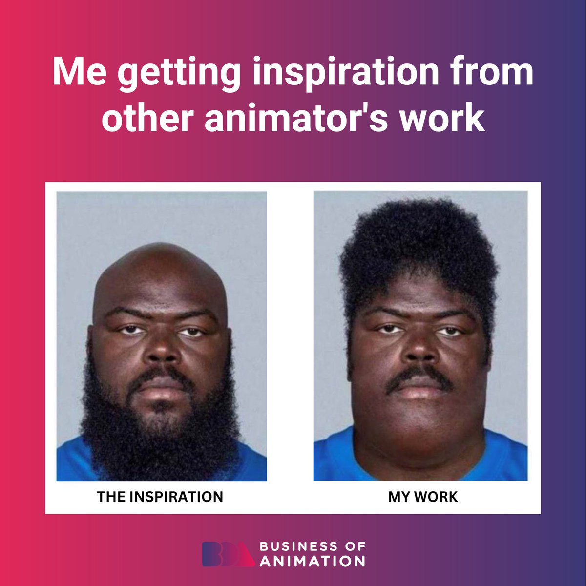 animationbiz's tweet image. Well... thank you for the inspiration 😅😁😉

Note: This is just a meme. We don't encourage plagiarism.

Want to Know How Our Founder Built a 7-Figure Animation Studio? Sign up for our FREE Masterclass! Link in Bio.

#AnimationMeme #AnitomatorsMeme #AnimationHumor #AnimatorsHumor