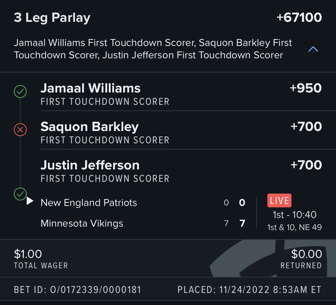 TSliwecki's tweet photo. @FDSportsbook 🫠🫠🫠 @FanDuel https://t.co/C8X3AcCIaF