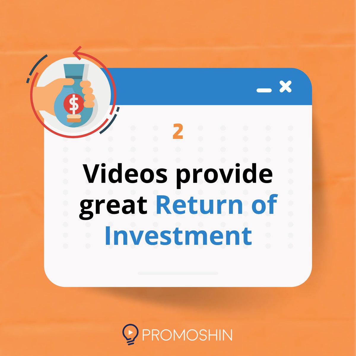 promoshinvideo's tweet image. Here are 5 reasons why you need video marketing in your business:
📹 Videos improve conversions and sales
📹 Videos provide great Return of Investment
📹 Videos can explain everything

#animationvideoproduction #animationagency #videomarketingforbusiness