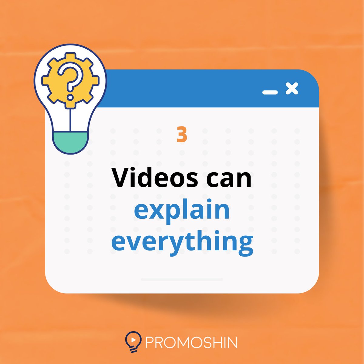 promoshinvideo's tweet image. Here are 5 reasons why you need video marketing in your business:
📹 Videos improve conversions and sales
📹 Videos provide great Return of Investment
📹 Videos can explain everything

#animationvideoproduction #animationagency #videomarketingforbusiness