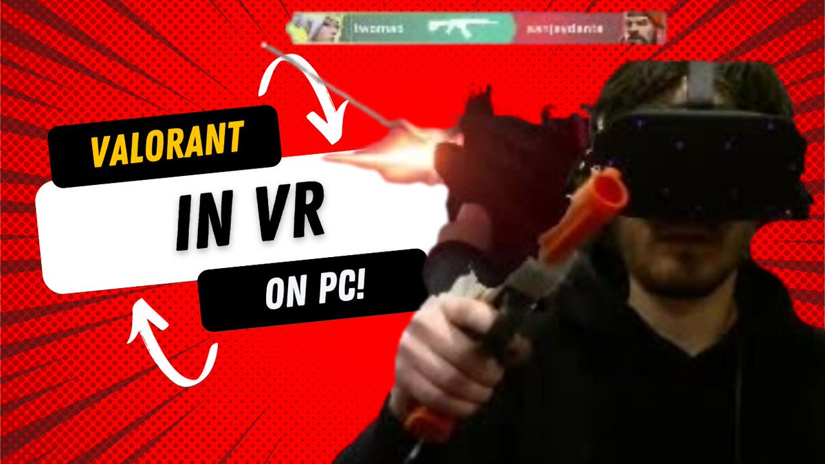 hack_jammer's tweet photo. Valorant VR, CS:GO VR #ValorantVR #VRGaming #CSGO #HybridGaming #NESZapper #DuckHunt #Bluetooth #TwitchStreamers #twitchgamer  https://t.co/Azclkqga4X @riotgames https://t.co/9HFodSZEeE