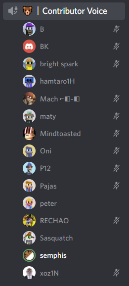 Great turnout at today's Contributor Call!

Coach <a href="/semphisss/">Voca SEMPHIS</a> is giving everyone health tips in his CSGO update.

Open to everyone, once a week in our Discord ⌐◨-◨