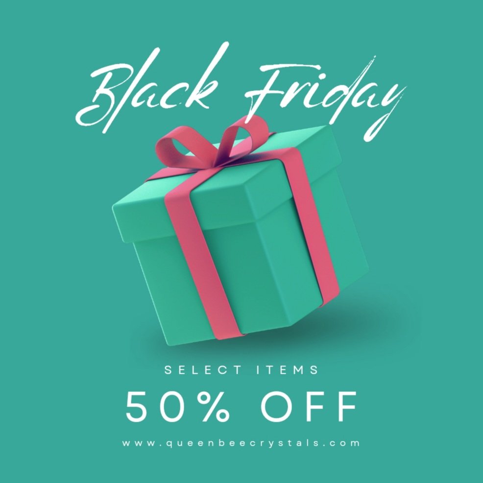 QBCrystals's tweet photo. ⬛ Black Friday Sale! ⬛ 50% Off Select Items!  👉👉 https://t.co/EFTEIgHBMw https://t.co/YEEvwcezHR