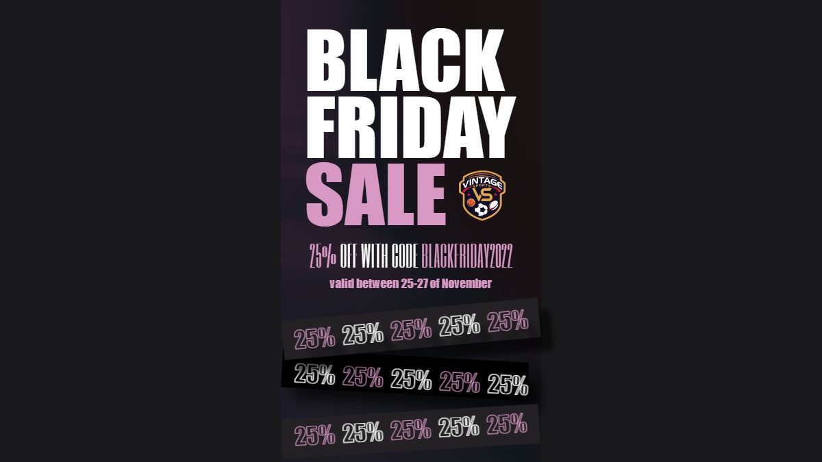 VSVINTAGESPORTS's tweet photo. Black Friday 2022 Discount
25% off all store
Use coupon code: blackfriday2022
Valid until day 27 of November https://t.co/WF1Y9gQlYk