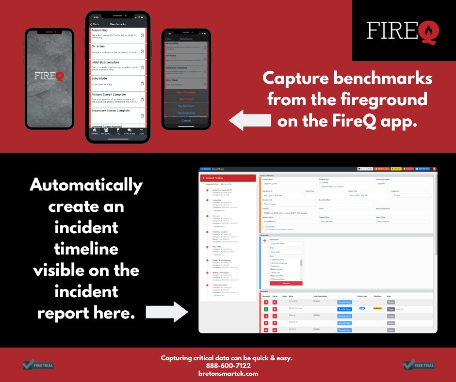 FireQRVS's tweet photo. Capture data on the fireground.  Automatically create an incident timeline in the incident report. https://t.co/R2IKQXscqm