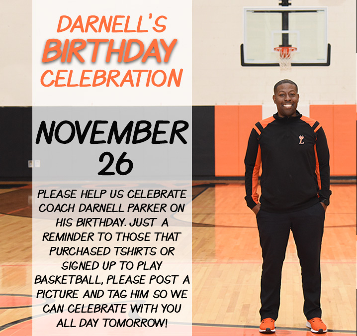 rothmega's tweet image. Just a reminder that tomorrow is @CoachDParker birthday. Don't forget to wear your "OUR WAY" shirt and to play basketball throughout the day. Please post a picture and tag him so we can celebrate with you!