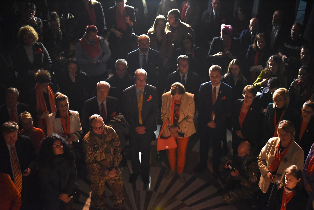 OSCEKosovo's tweet photo. Amb. @DavenportOSCE participated in launch of #16Days campaign, spearheaded by Minister @albulenahaxhiu_
We are proud to join the Ministry’s calendar of events and to have provided the designs for the #NotEvenOneMore campaign. #UnitedAgainstViolence 👇
https://t.co/T9bPB2TebT https://t.co/R4yzqK7fPX