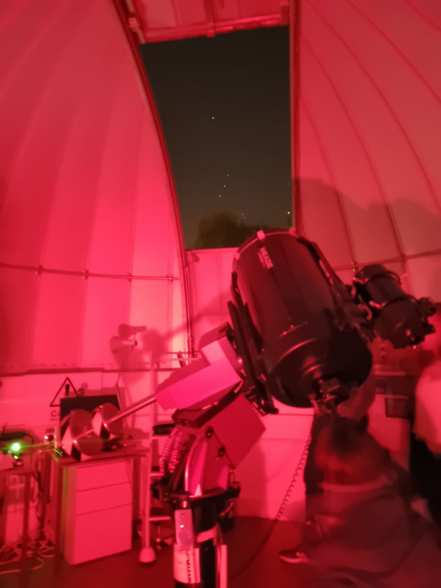 Had a great time last night visiting Nottingham Trent University, for a talk on the heritage of astronomy. Ended with a viewing session in their own campus observatory!