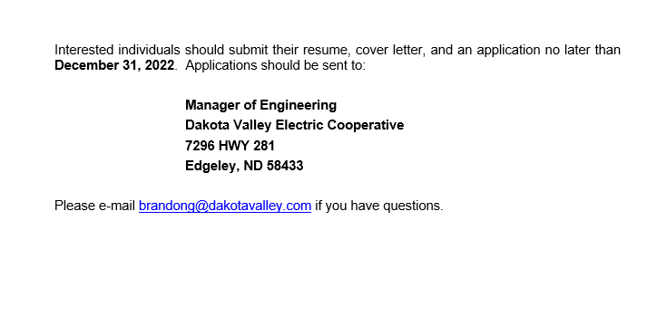 DakValElectric's tweet photo. System Electrical Engineer needed! https://t.co/GCBShxq8F1